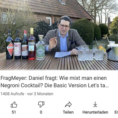 FragMeyer: Wie mixt man einen Negroni Cocktail? Die Basic Version Let's talk Vermouth