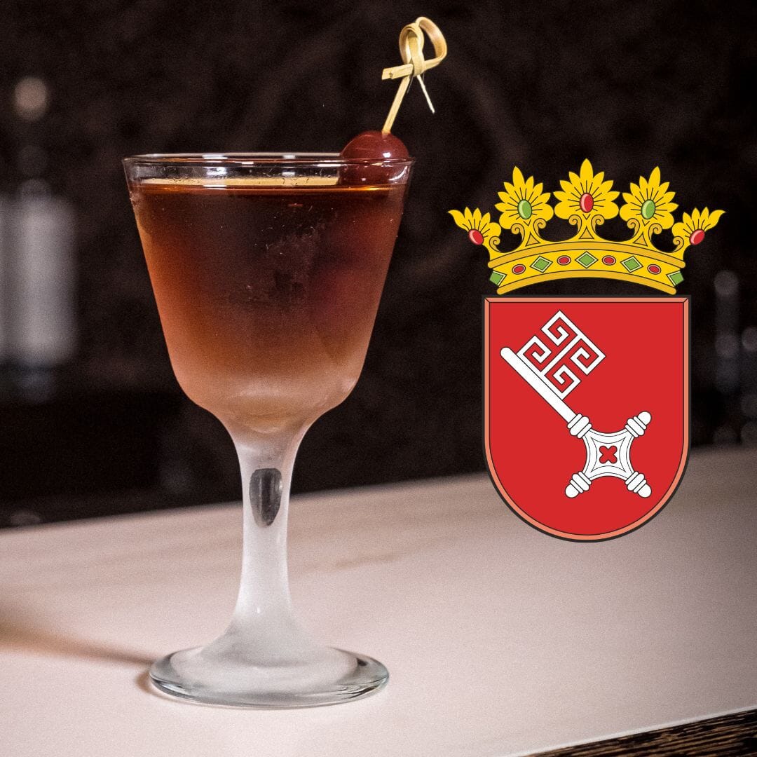 Bremens berühmtester Cocktail: Der Trocadero - ein eleganter Doppel Wermut Wums.