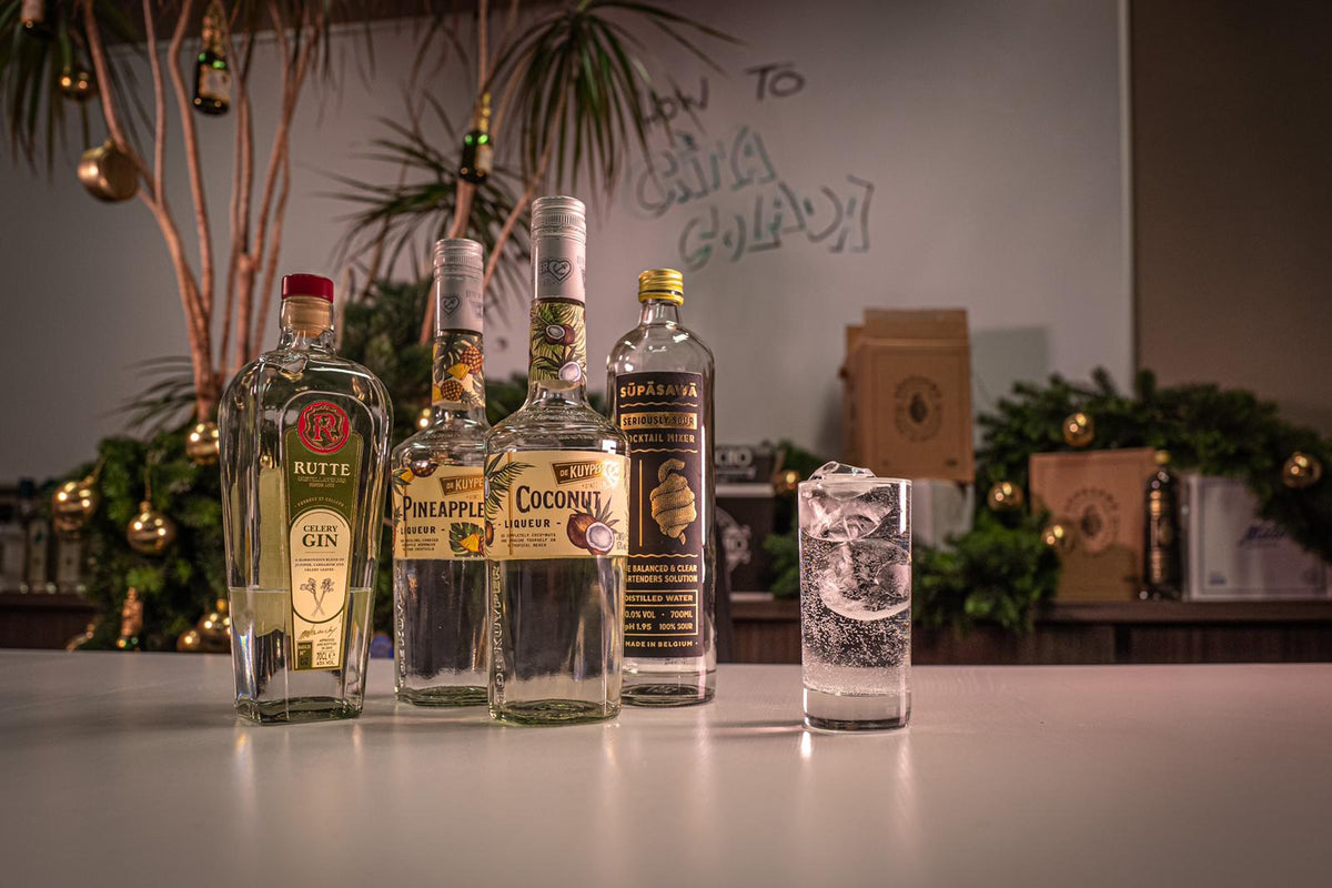 Rezept: der kristallklare Gina Colada Highball