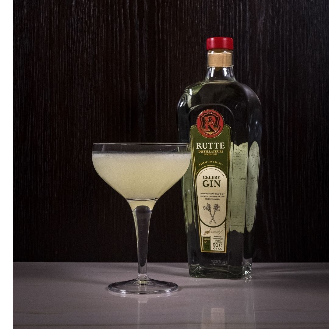 Sieben Gin Drink Rezepte mit Rutte Celery Gin  - den Cocktail Gin meiner Bar Le Lion