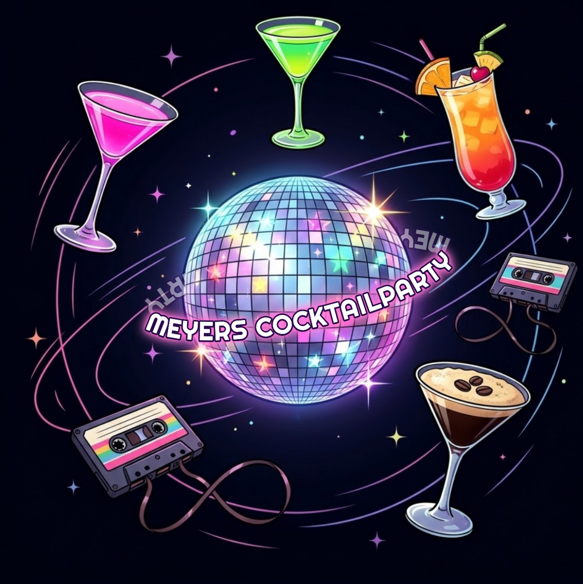 Freitag, 02.04.2027, 15:00 Uhr - Ticket Tasting-Event: Meyers 90er-Cocktail-Party