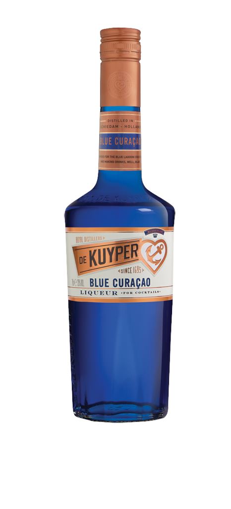 Blue Curaçao, 0,7 ltr, Vol. 20%, DeKuyper Likör Trinkabenteuer 