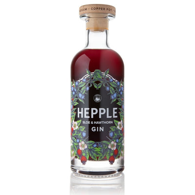 Hepple Sloe & Hawthorn Gin, 0,5 ltr. Vol. 30% Gin Trinkabenteuer 