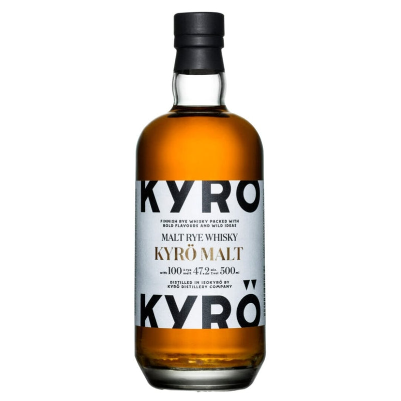 Kyrö Malt Rye Whisky - 0,5 Liter - Vol 47,2% - Finnischer Rye Whisky Gin Trinkabenteuer 