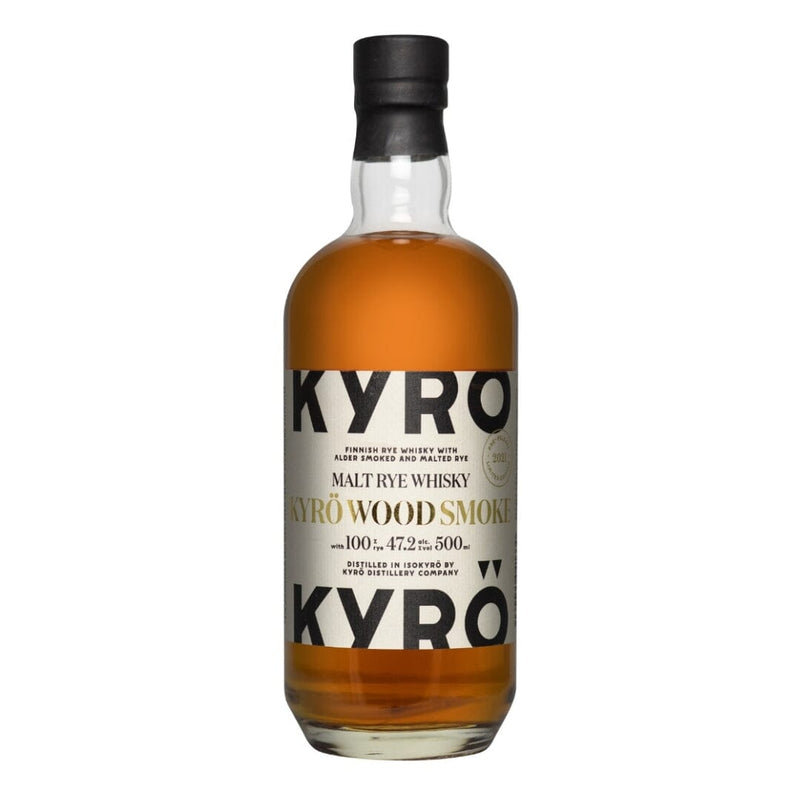 Kyrö Wood Smoke - Malt Rye Whisky - 0,5 Liter - Vol 47,2% - Finnischer Rye Whisky Gin Trinkabenteuer 