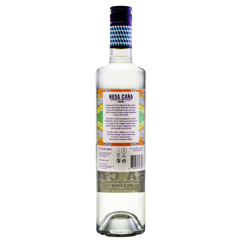 0,7 37,5% Island Rum CAÑA Trinkabenteuer GmbH – White Vol NUSA Liter Tropical -